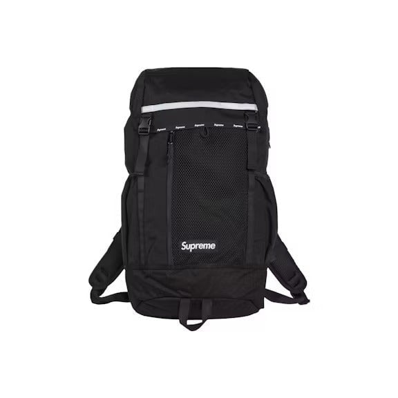 Supreme Logo Backpack (FW24) Black