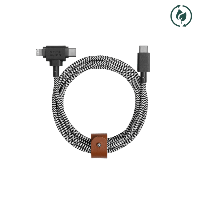 Belt Cable Duo (USB-C to USB-C & Lightning)