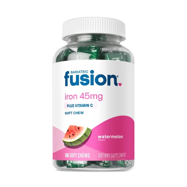 Watermelon Bariatric Iron Soft Chew with Vitamin C