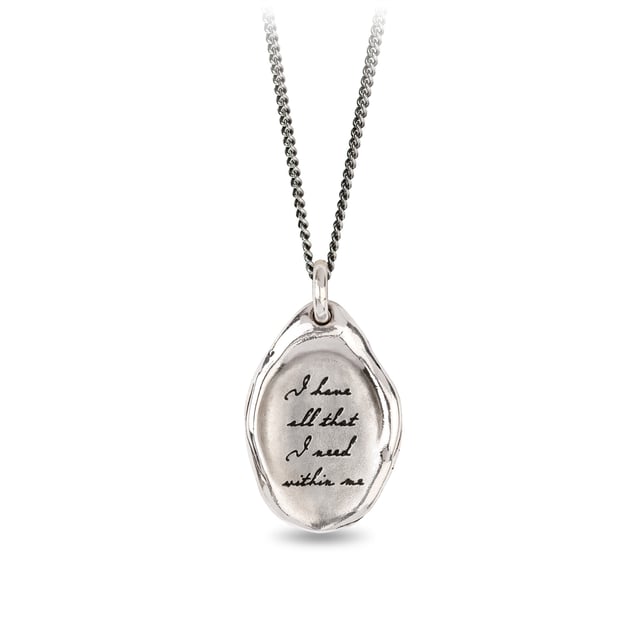 I Have All That I Need Within Me Affirmation Talisman