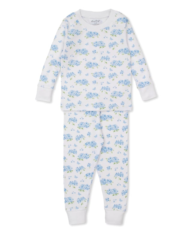 Heavenly Hydrangeas Blue Toddler Pajama Set