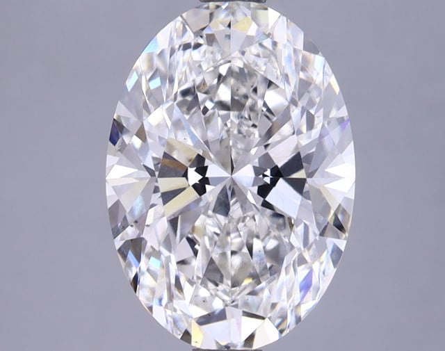 3.01 Carat Oval Shaped Ideal Cut F-VS2 - IGI Certified Lab Grown Diamond