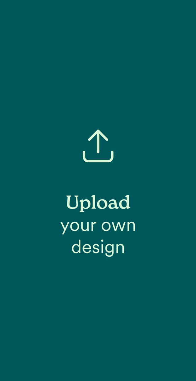 Upload your own Menu