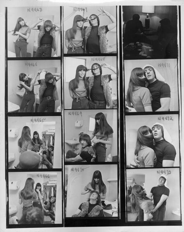 Sonny & Cher Portrait Session #3 Art Print
