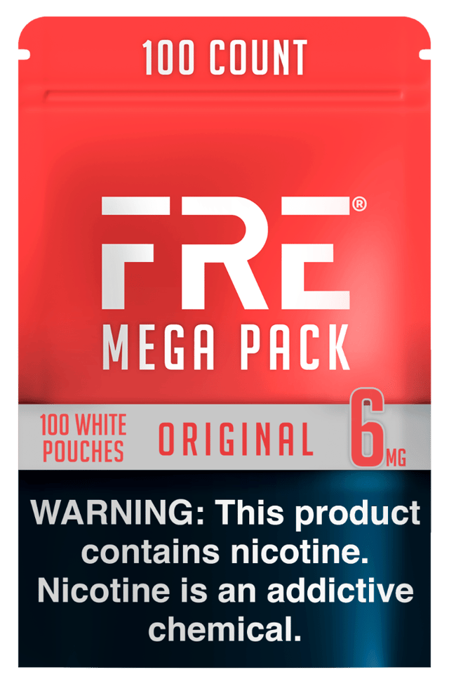 FRE Original Mega Pack 6MG Nicotine Pouches - Bundle