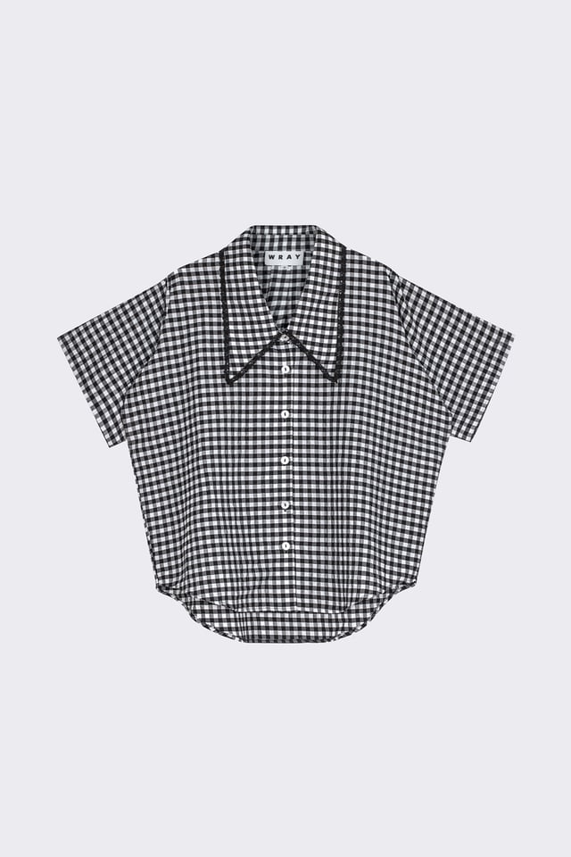 Tilda Top - Black Check