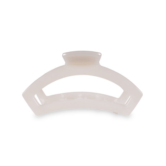 Open Coconut White Medium Hair Clip