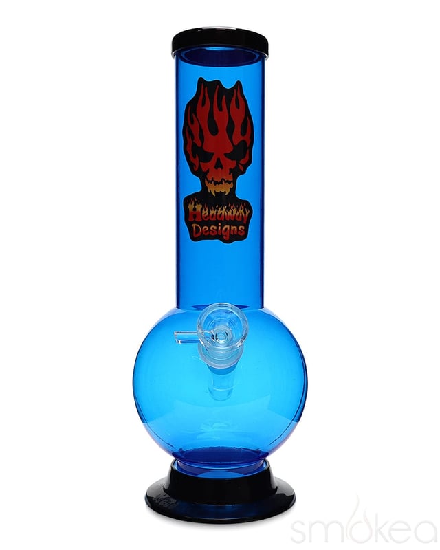 Headway 10" Glass on Glass Bubble Acrylic Bong