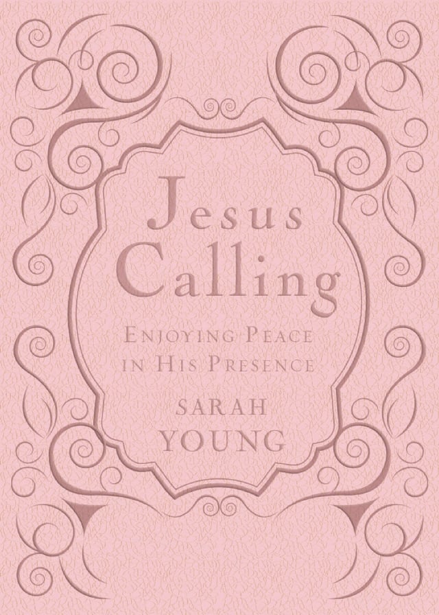 Jesus Calling, Pink Leathersoft, with Scripture References: Enjoying Peace in His Presence (A 365-Day Devotional)