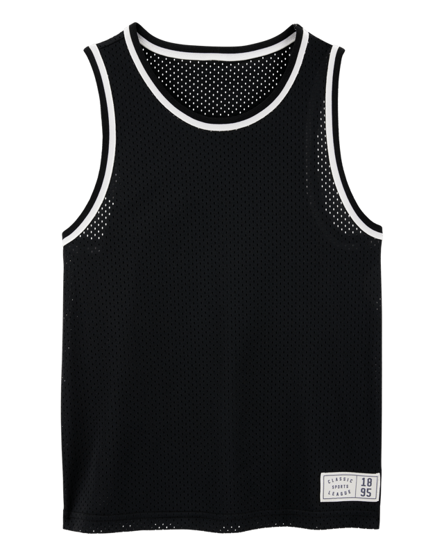 Kid Active Mesh Tank - Black