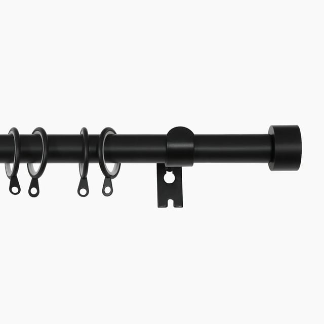 Jaylon Adjustable Curtain Rod with Rings
