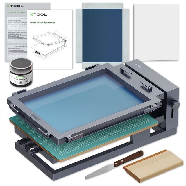xTool Laser Screen Printing Kit - Single Frame Bundle