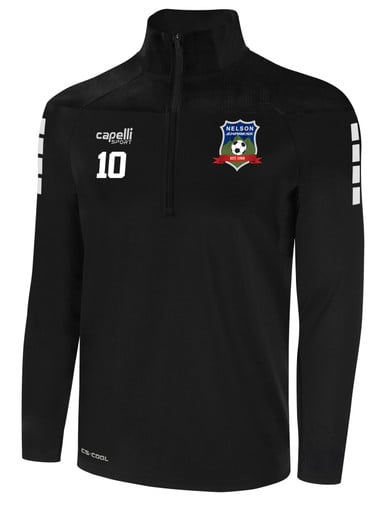 NELSON EXPRESS TRIBECA 1/4 ZIP TRAINING TOP BLACK