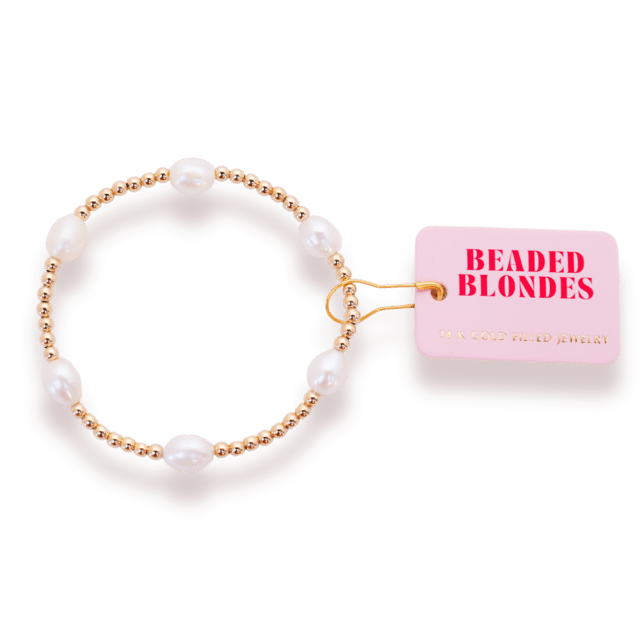 Pearl Poppi Bracelet in Gold