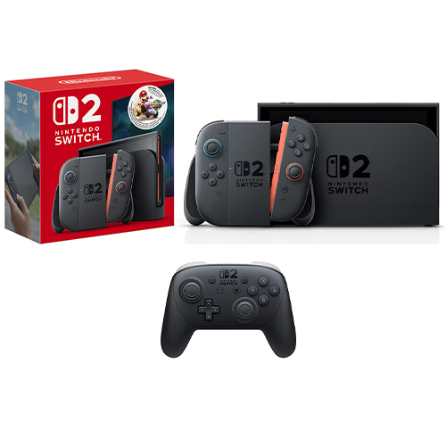Nintendo Switch 2 Mario Kart World Bundle + Nintendo Switch 2 Pro Controller - Nintendo Switch 2 Console - Includes Nintendo Switch 2 Pro Controller