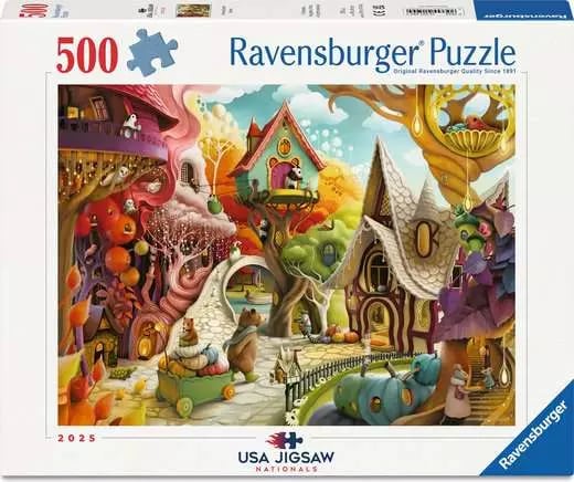 Jigsaw Puzzle USA Jigsaw Nationals: Home Sweet Home - 500 Pieces Puzzle