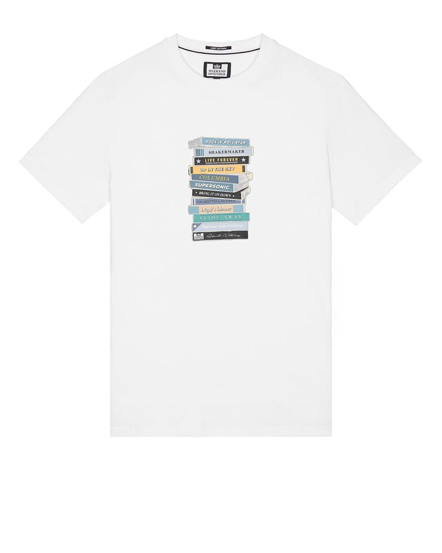Tapes Graphic T-Shirt White