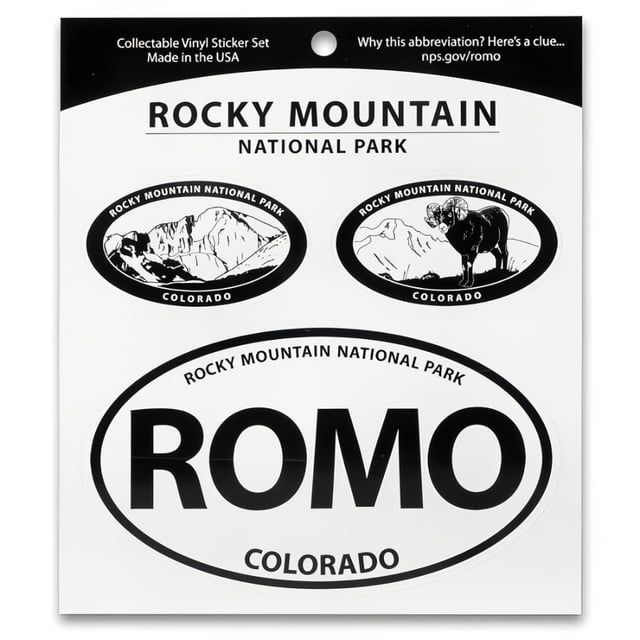 Rocky Mountain National Park Triple Decal