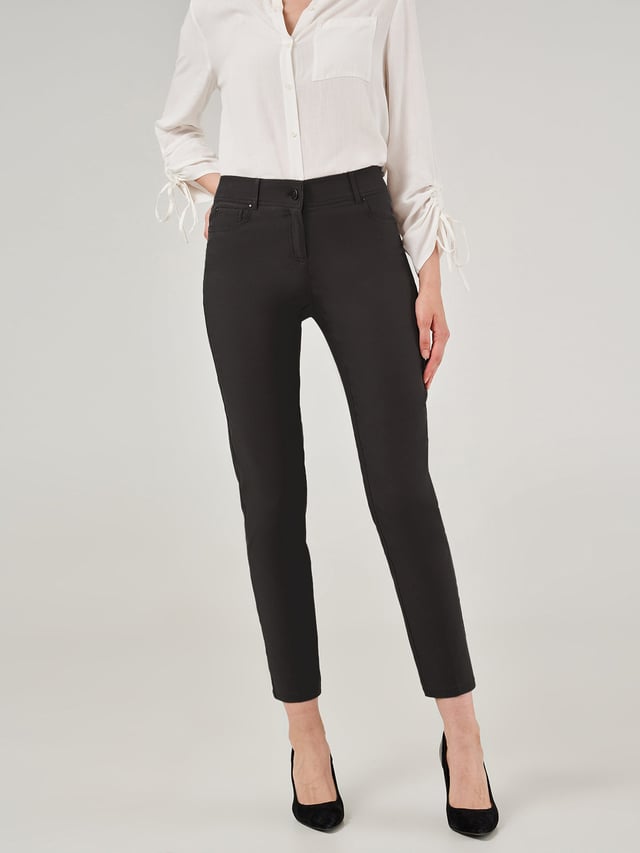 Millennium Stretch Five Pocket Little Black Pants