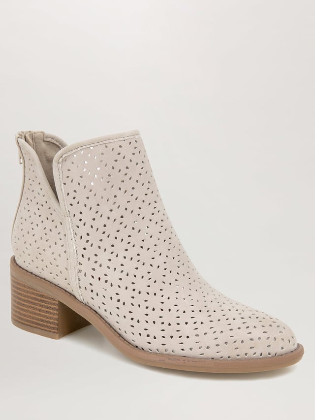 Brielle Perforated Bootie