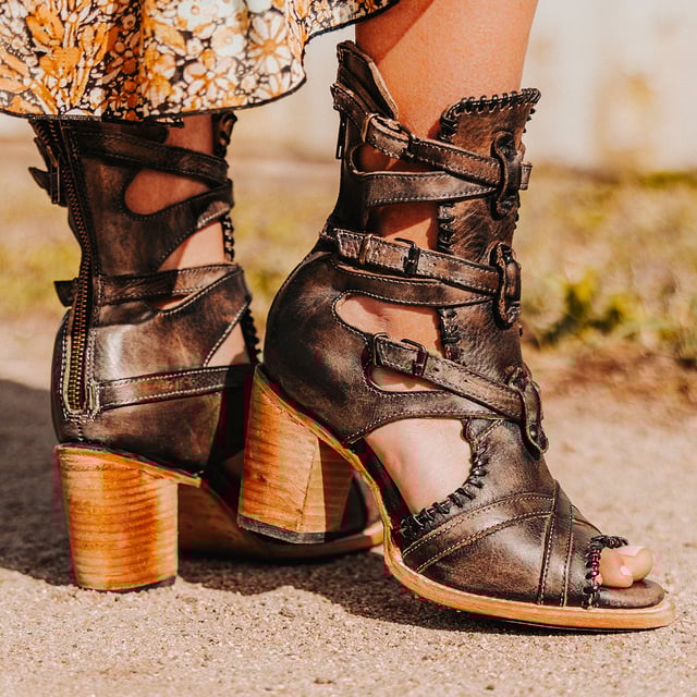 Brave - Black Distressed