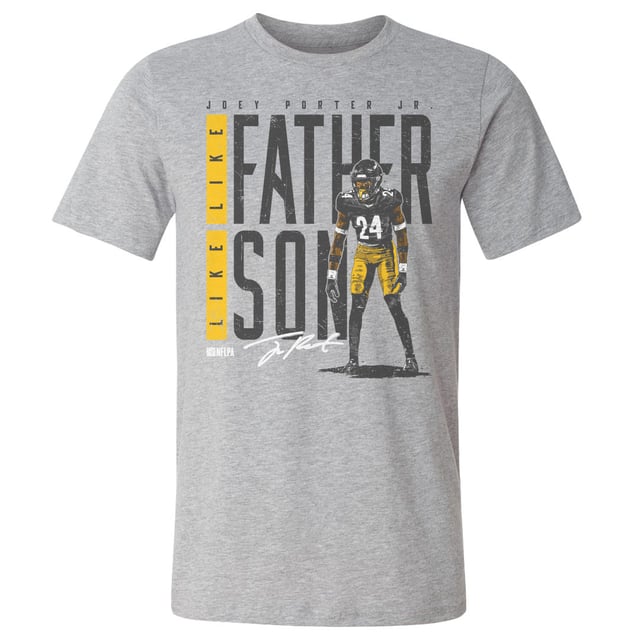 Joey Porter Jr. Pittsburgh Like Father Like Son WHT
