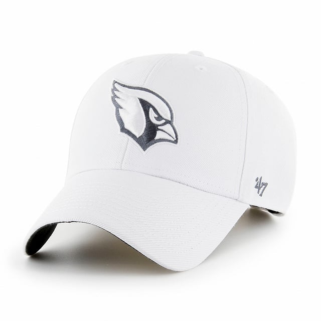 NFL Arizona Cardinals '47 Whiteout MVP Adjustable Hat - White