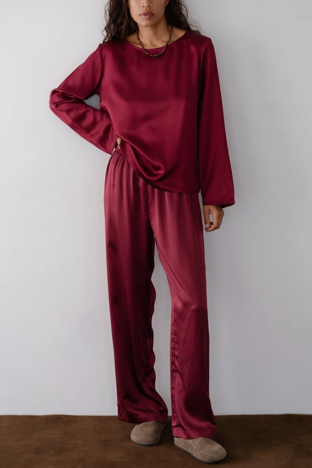 The Silk Simple Pant