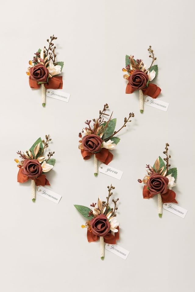 Boutonnieres in Amber | Clearance
