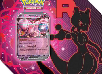 Pokemon TCG: Team Rocket Tin - Mewtwo (Pre-Order)