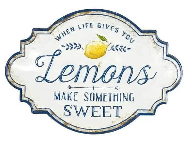 When Life Gives You Lemons Make Something Sweet Wall Decor