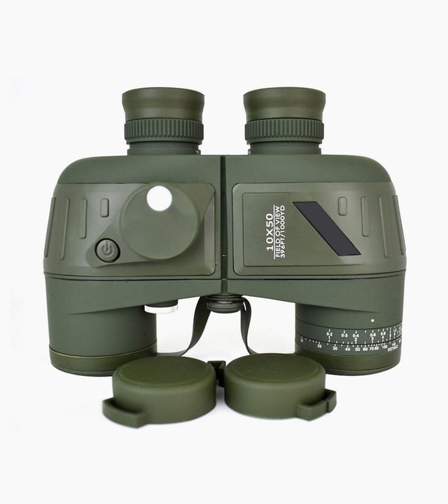 10X50 HD Waterproof Binoculars with Rangefinder for Hunting/Bird Watching
