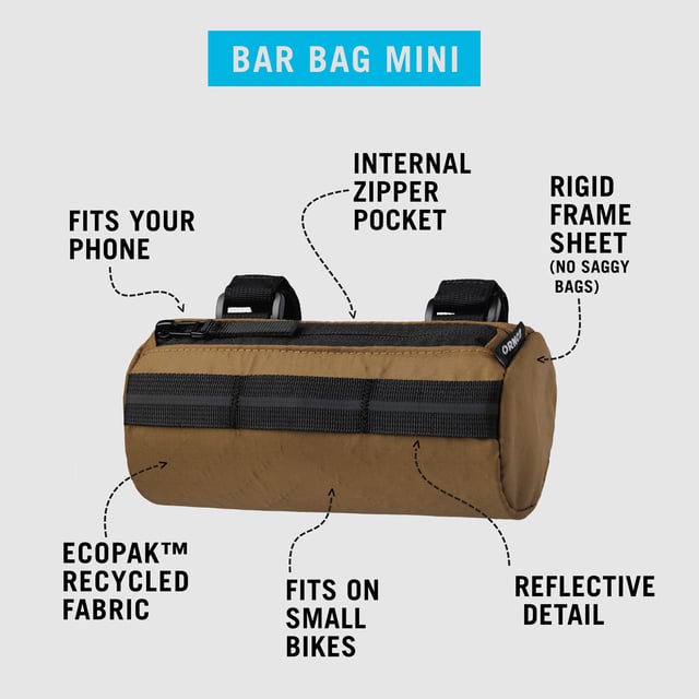 Handlebar Bag Mini - ECOPAK Coyote