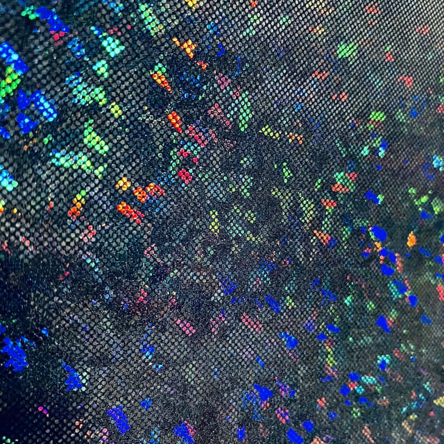 Black Kaleidoscope Fabric