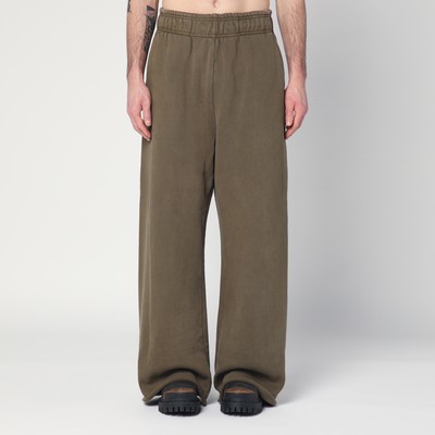 Cotton military green trousers