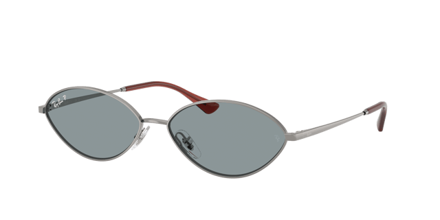 RAY-BAN RB3757 Kai Bio-Based Gunmetal - Unisex Sunglasses, Azure Lens