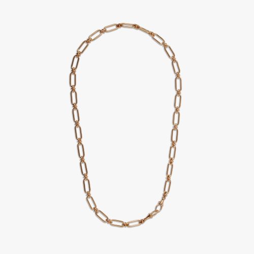 14k Yellow Gold Knuckle Bold Chain Necklace