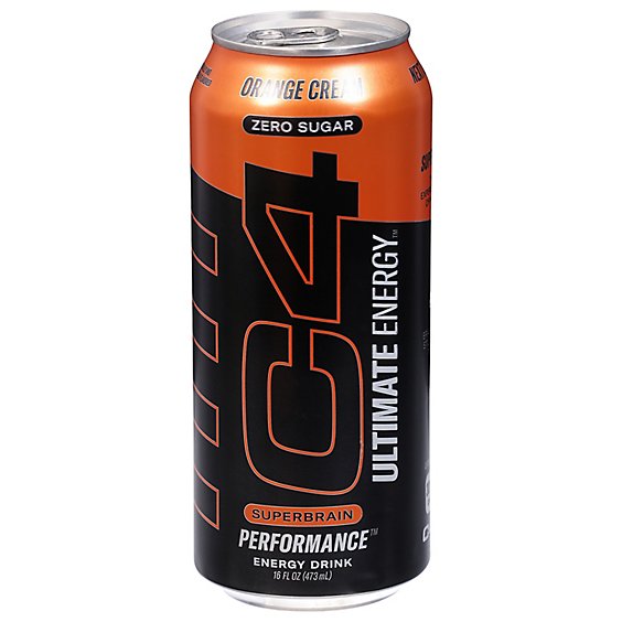 C4 Energy Orange Cream Energy Drink - 16 Fl. Oz.