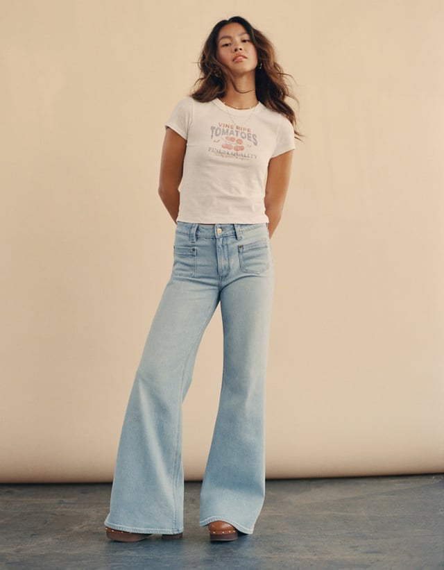 AE Stretch High-Waisted Flare Jean