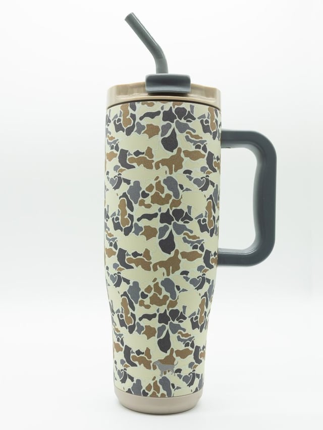 Simply Southern Preppy Patterns Tumbler 40 oz Cup With Straw
