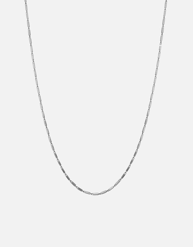 Wes Chain Necklace, Sterling Silver
