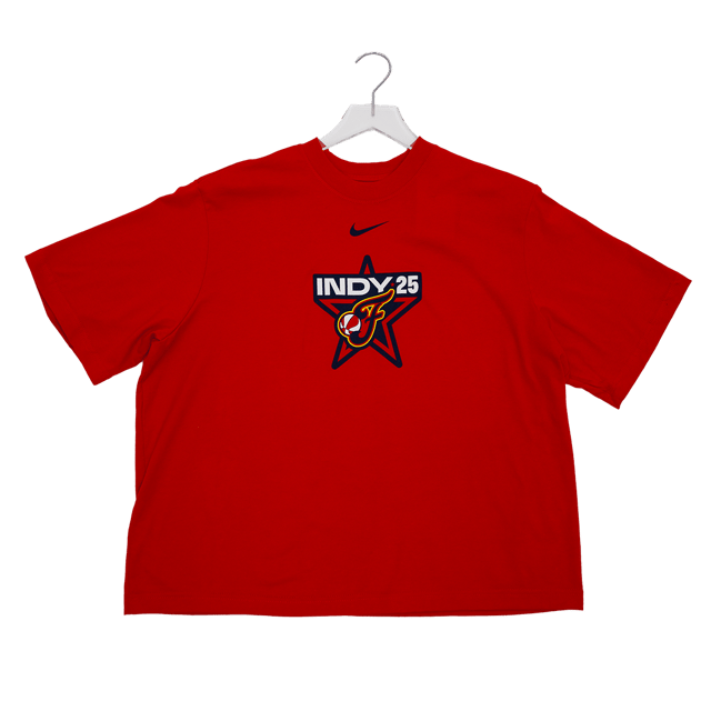 Womens WNBA All-Star 2025 INDY Boxy T-shirt in Red by Nike