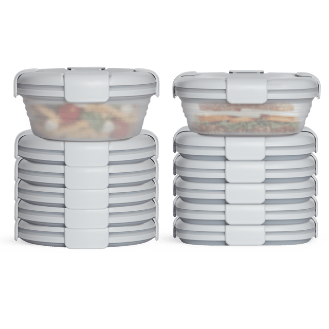 12-Pack Mixed Food Storage Set