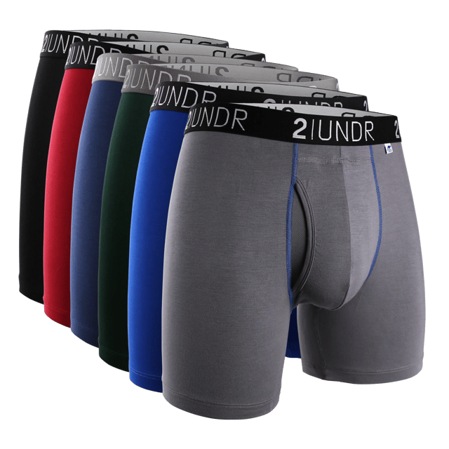 Swing Shift 6" Boxer Brief - Basics 6 Pack V2