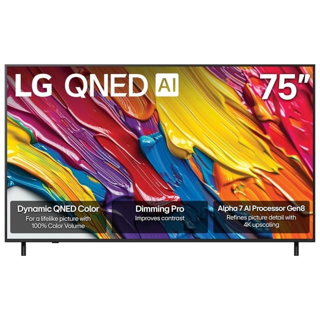 75 Inch Class LG QNED AI QNED82A 4K Smart TV 2025