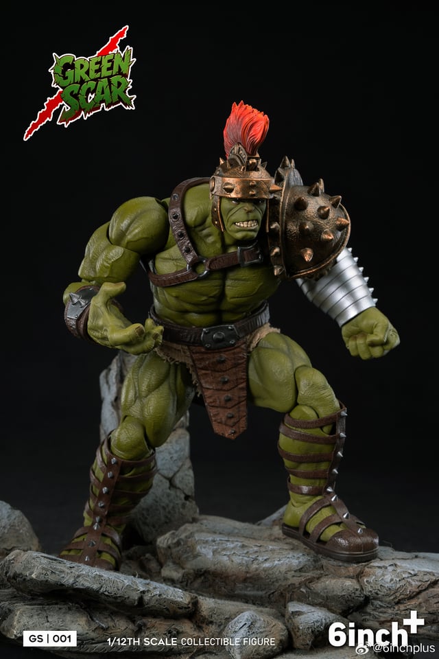 6inchplus 1/12 Gs001 Green Scar Planet Hulk
