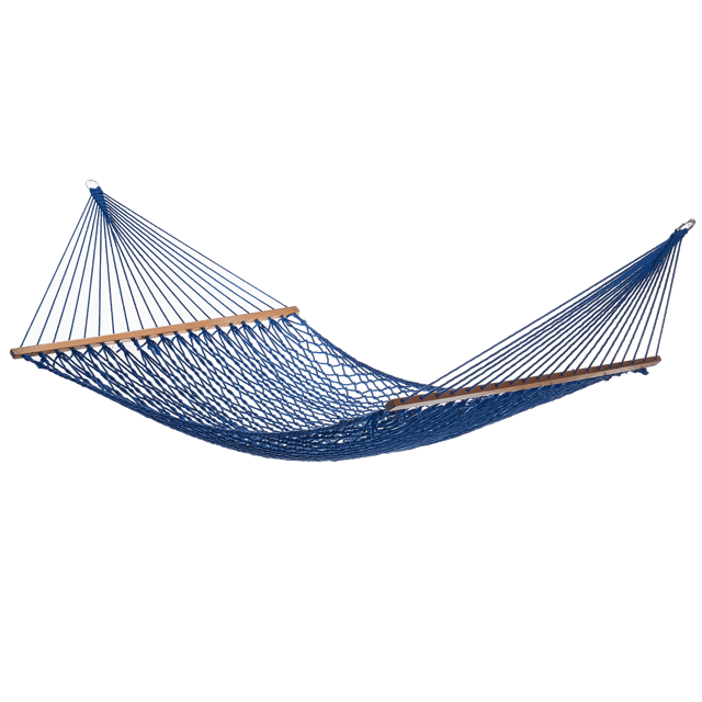 Miami - Blue Rope Indoor/Outdoor Hammock (55" x 82") - PET