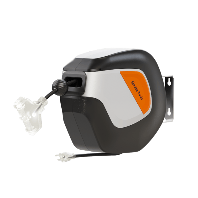 Retractable Extension Cord Reel-12/14/16 AWG