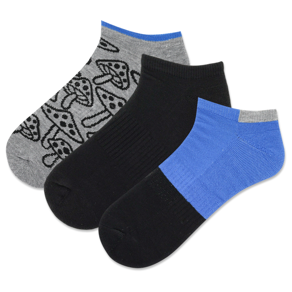 HOTSOX Men's Mushroom Low Cut Sock 3 Pack