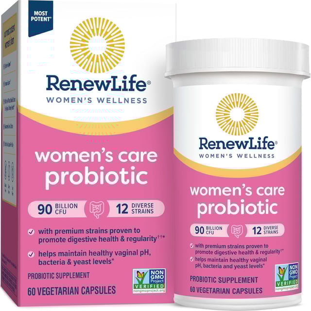 Women's Care Probiotic 90 Billion CFU, 60 Vegetarian Capsules